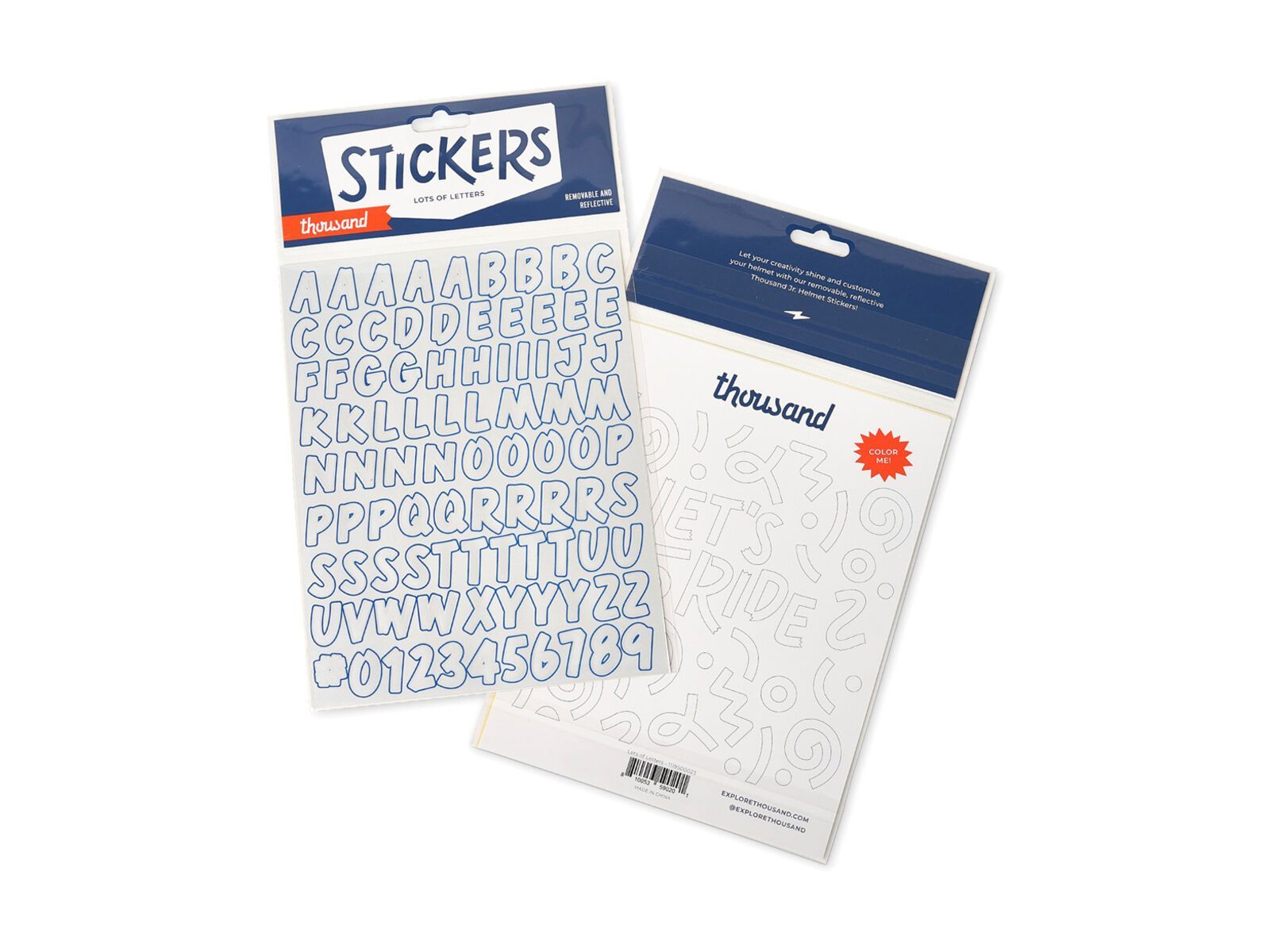 Thousand Sticker Sheet Lots of Letters - Bild 1