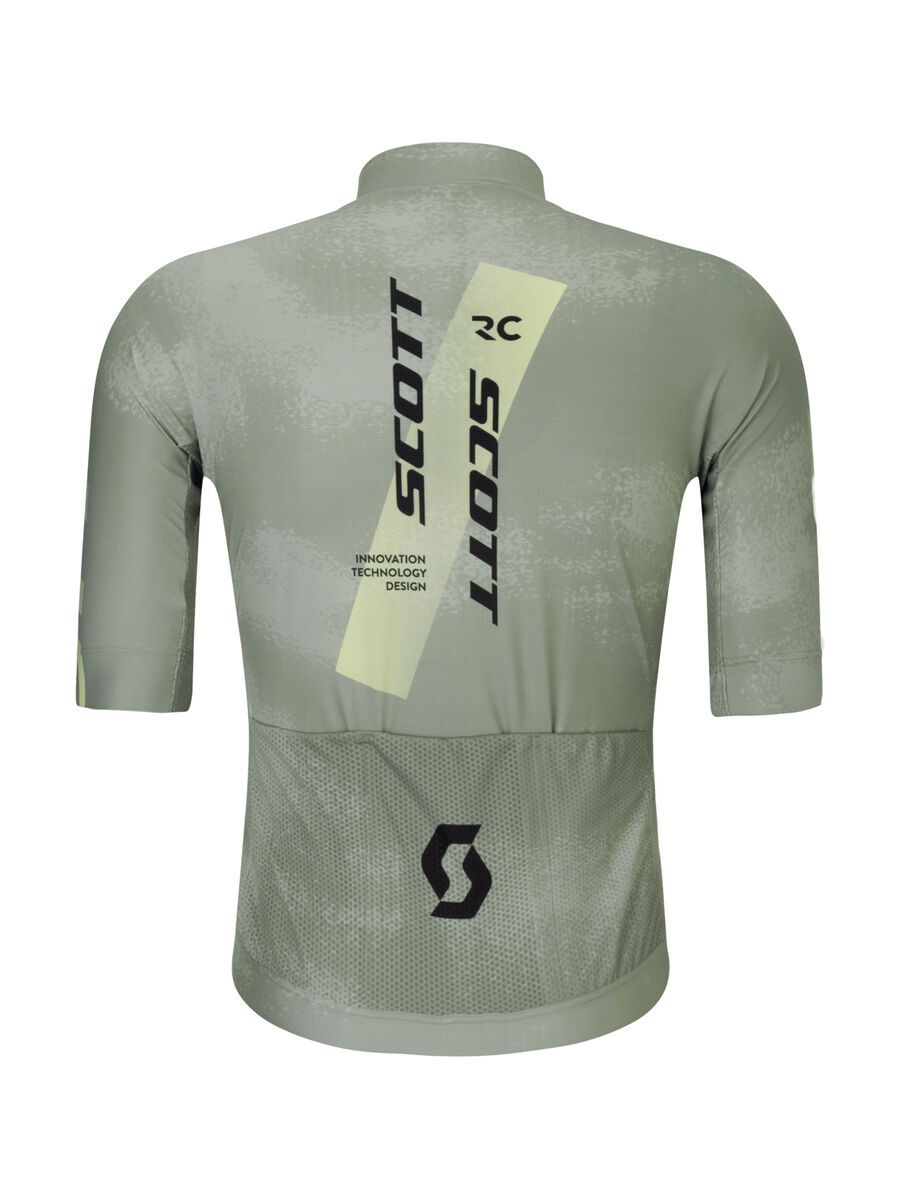 Scott RC Pro Short-Sleeve Men's Jersey, spray grey/acid yellow - Bild 2