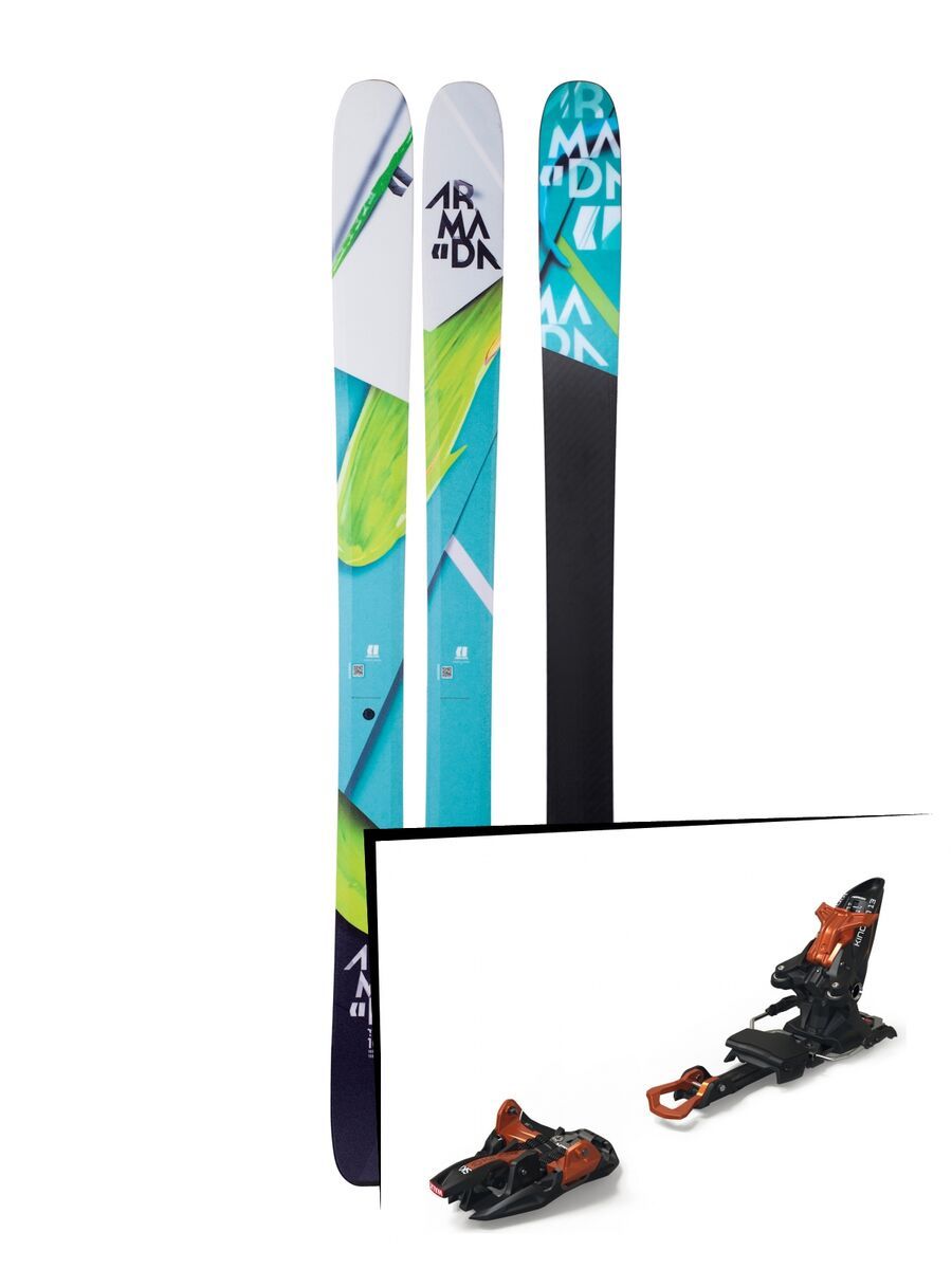 Set: Armada Trace 108 2018 + Marker Kingpin 13 black/copper - Bild 1