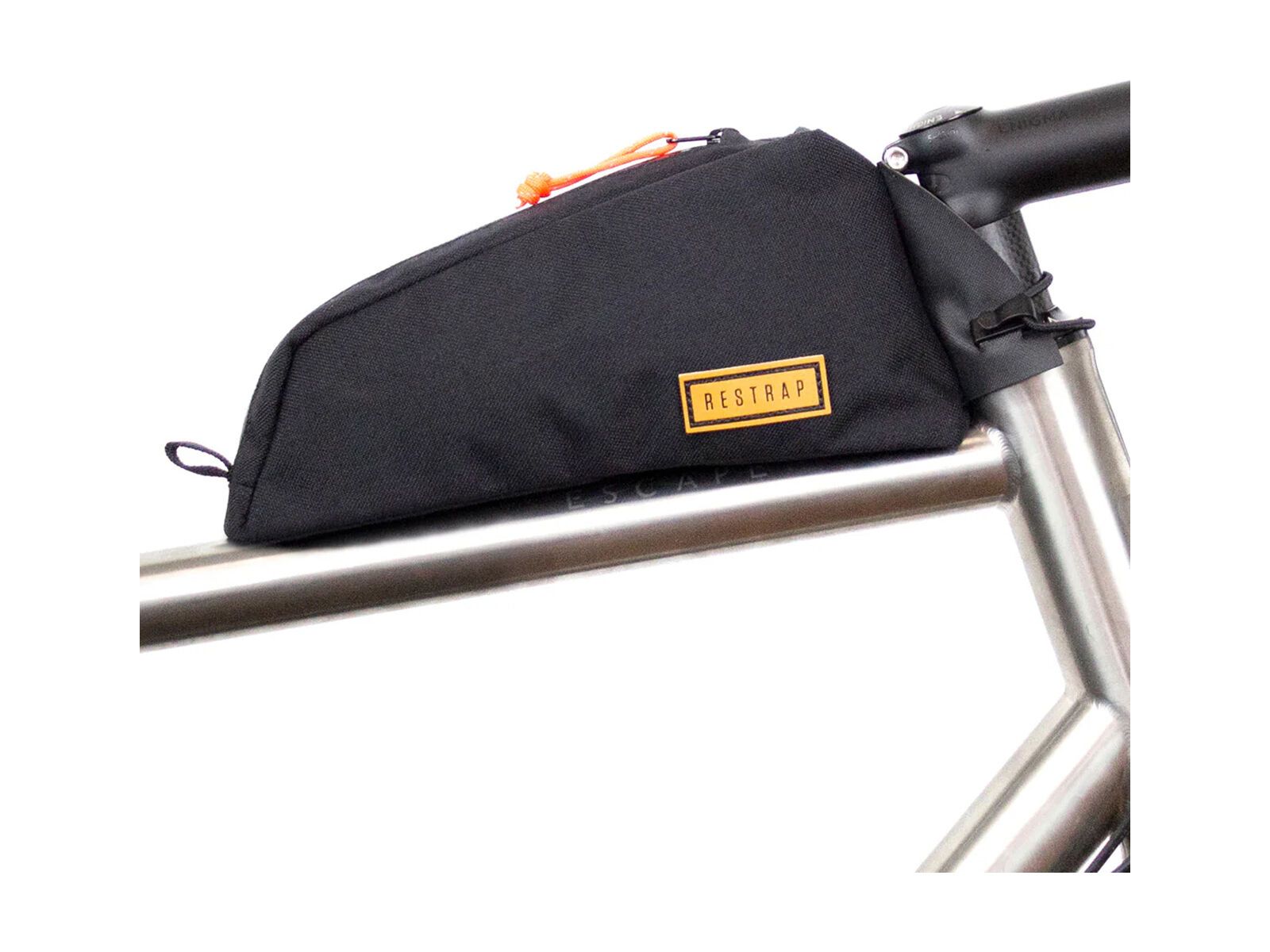 Restrap Bolt-On Top Tube Bag - 0.8 L, black - Bild 1
