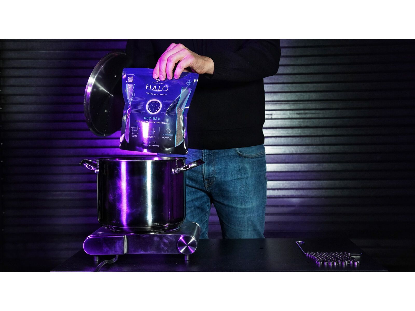 Finish Line Halo Hot Wax Lubricant - 600 g inkl. Kochbeutel - Bild 2