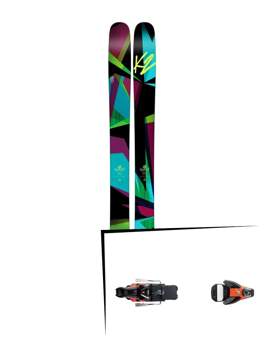 K2 SKI Set: Remedy 112 2016 + Salomon STH2 WTR 16 - Bild 1