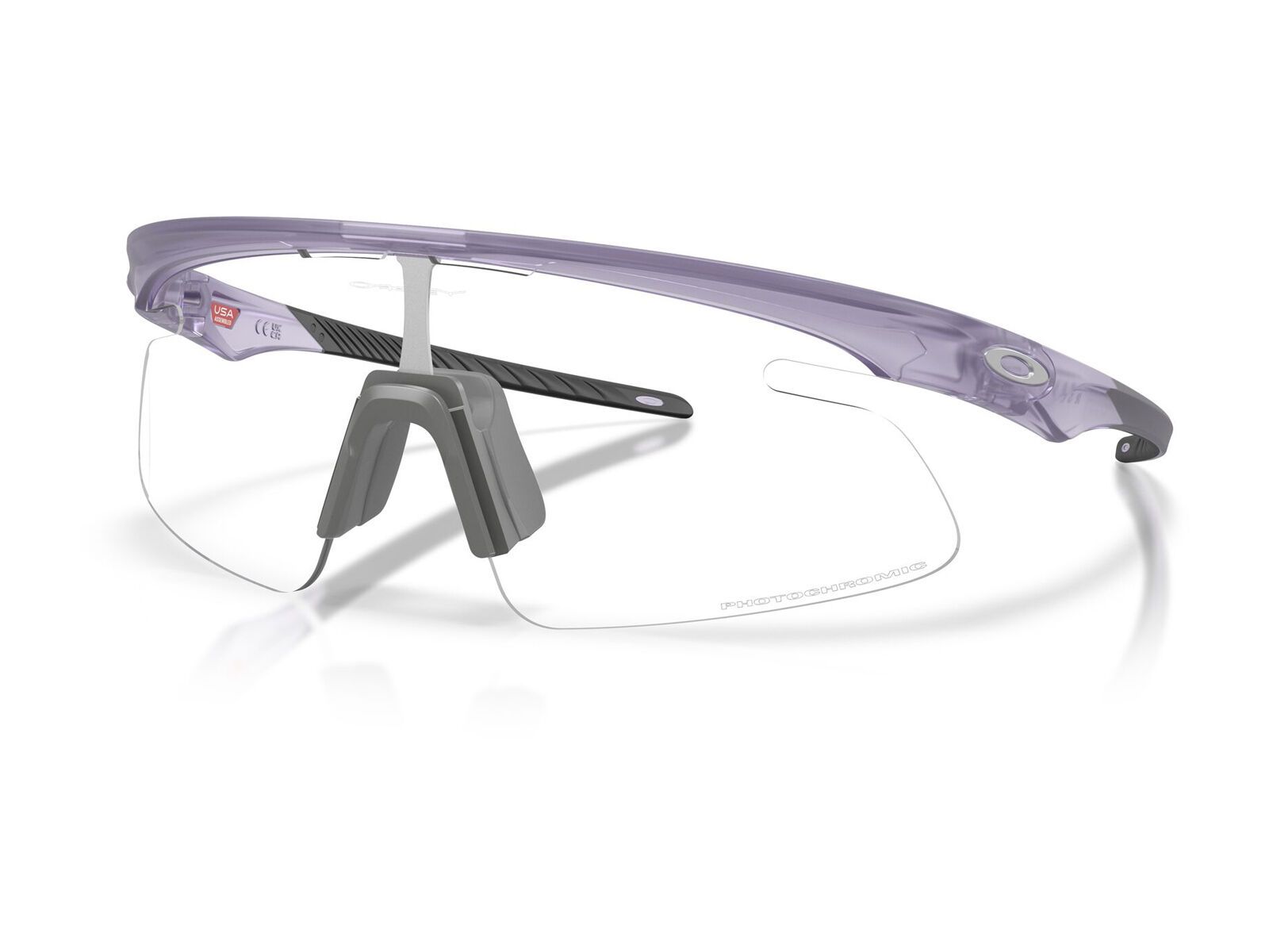 Oakley RSLV Lite, Clear To Black Iridium Photochromic / matte trans lilac - Bild 13