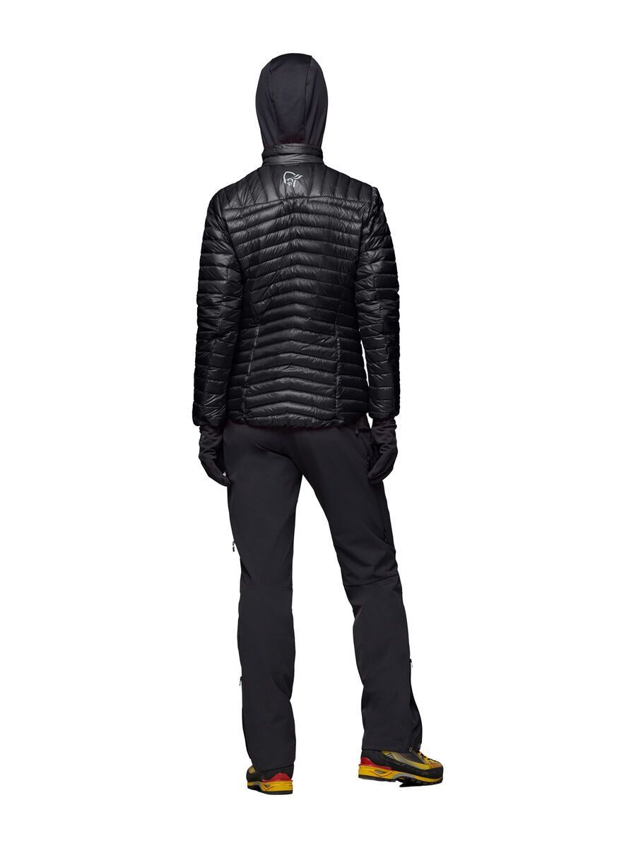 Norrona trollveggen down800 super light Jacket W's, caviar black - Bild 6