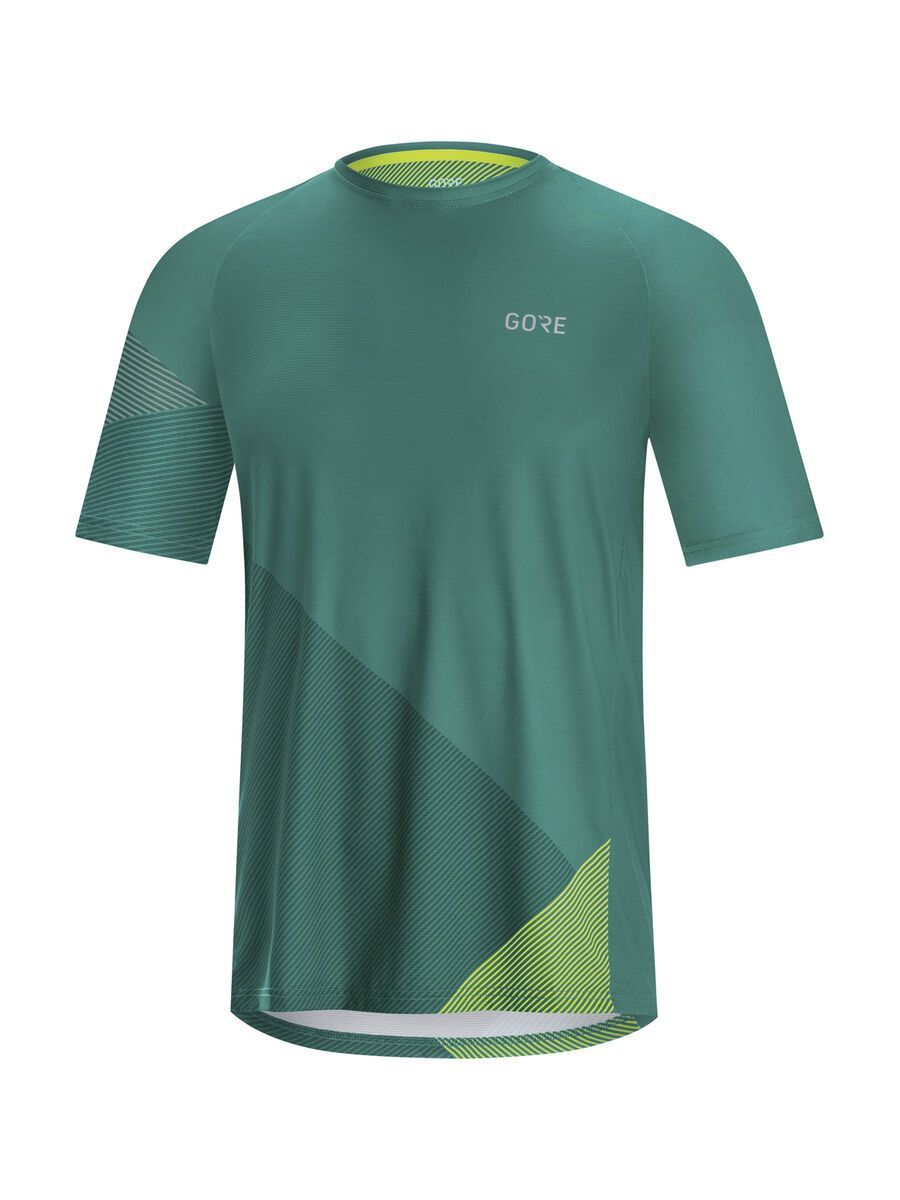 GOREWEAR C5 Trail Trikot Kurzarm, nordic blue/citrus green - Bild 1