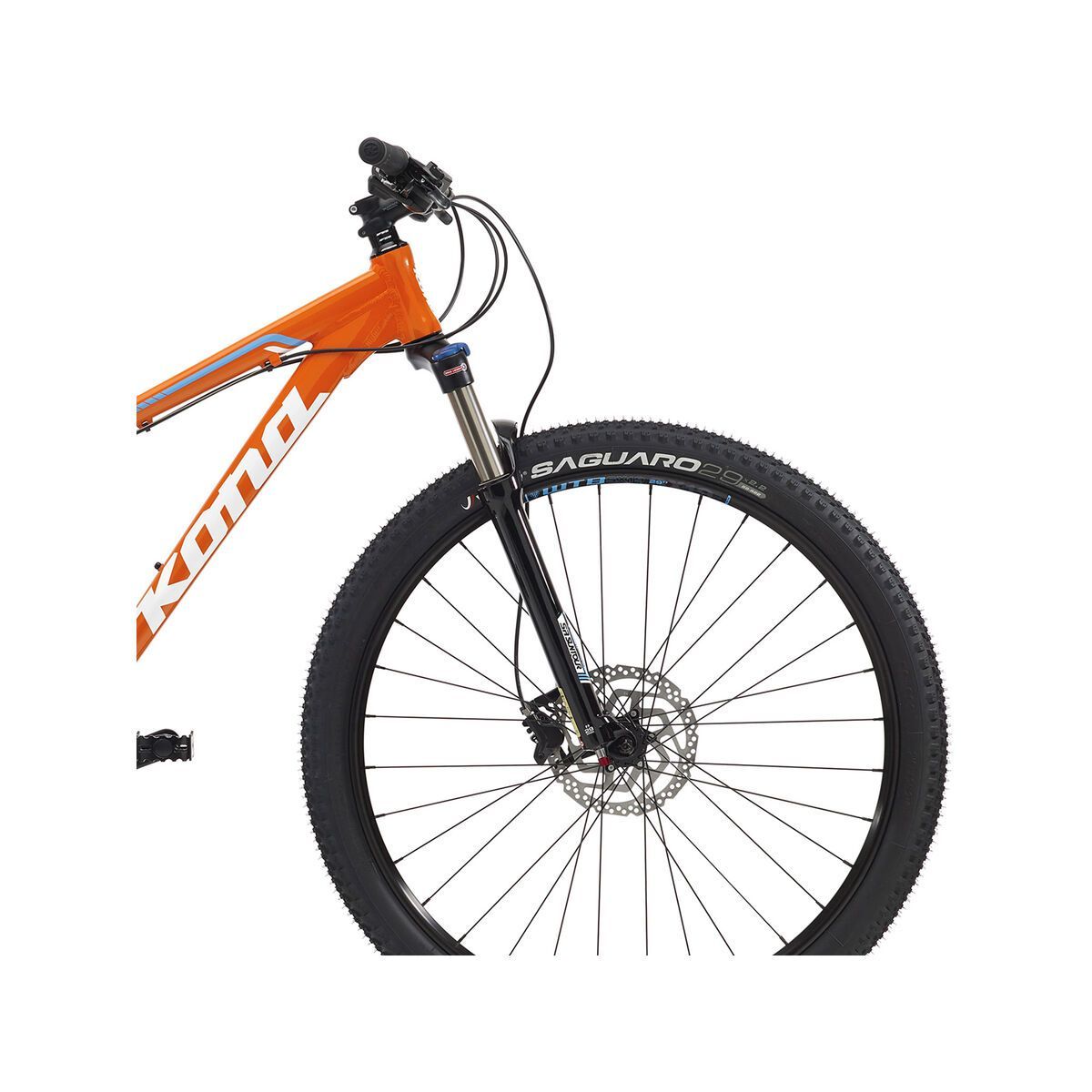 Kona Mahuna, gloss orange w/ white & cyan decals - Bild 5