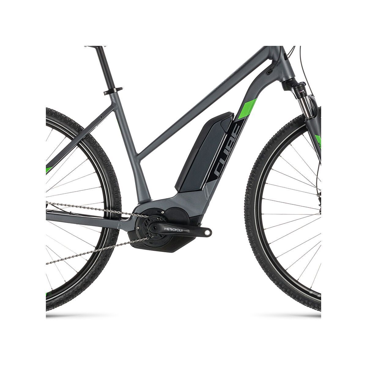 Cube Cross Hybrid Pro 400 Trapeze, iridium´n´green - Bild 3