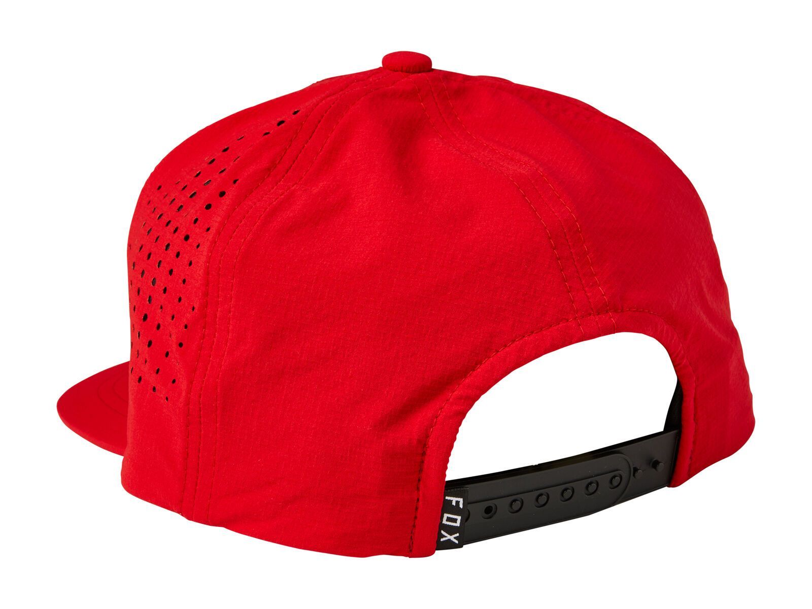 Fox Badge Snapback Hat, flame red - Bild 2