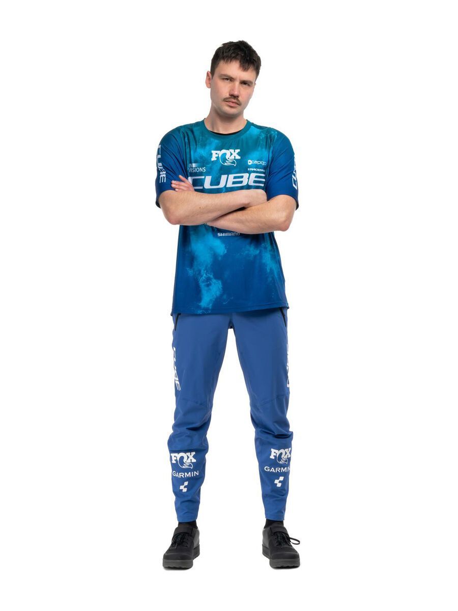 Cube MTB Trikot X Actionteam kurzarm, blue´n´green - Bild 8