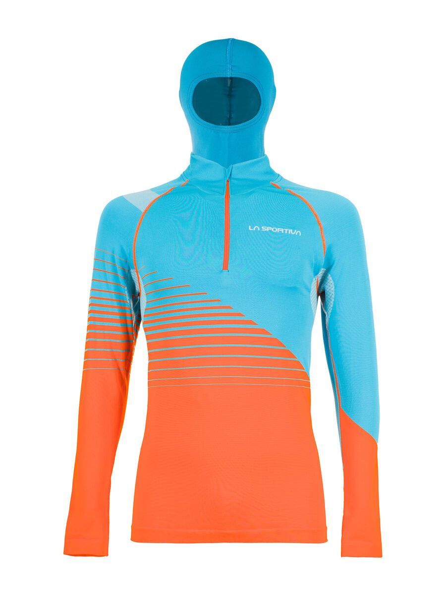 La Sportiva Pollux Long Sleeve M, tropic blue/pumpkin - Bild 1