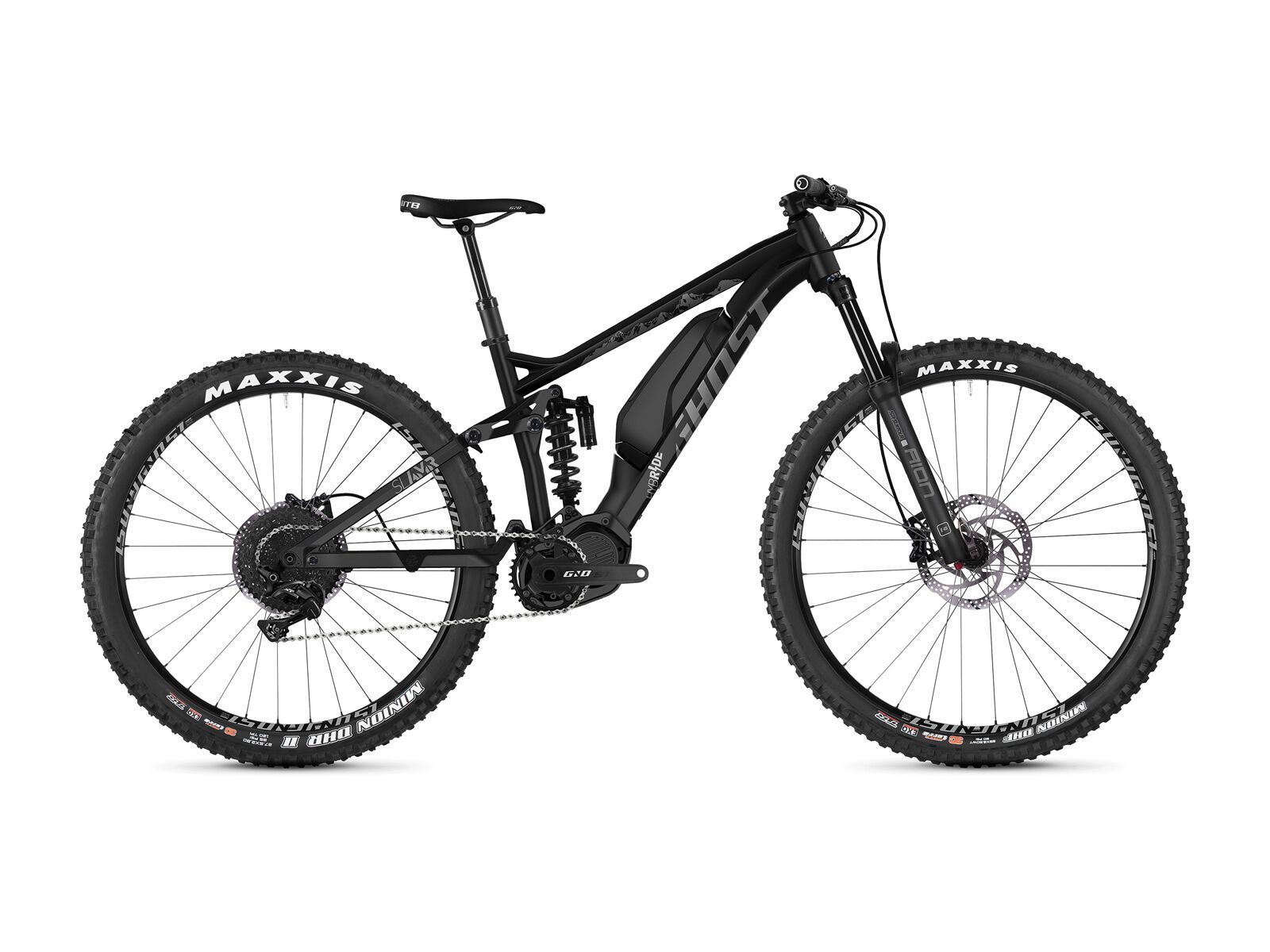 Ghost Hybride SL AMR S1.7+ AL, night black/urban gray/iridium silver - Bild 1