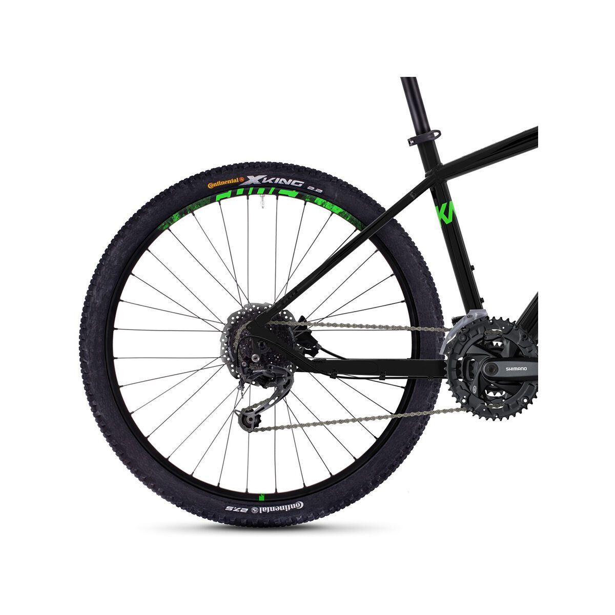 Ghost Kato 4.7 AL, night black/neon green - Bild 4