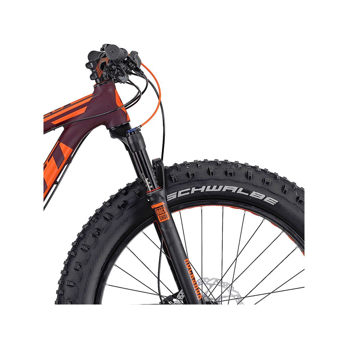 Scott Big Ed, bordeaux/orange - Bild 5