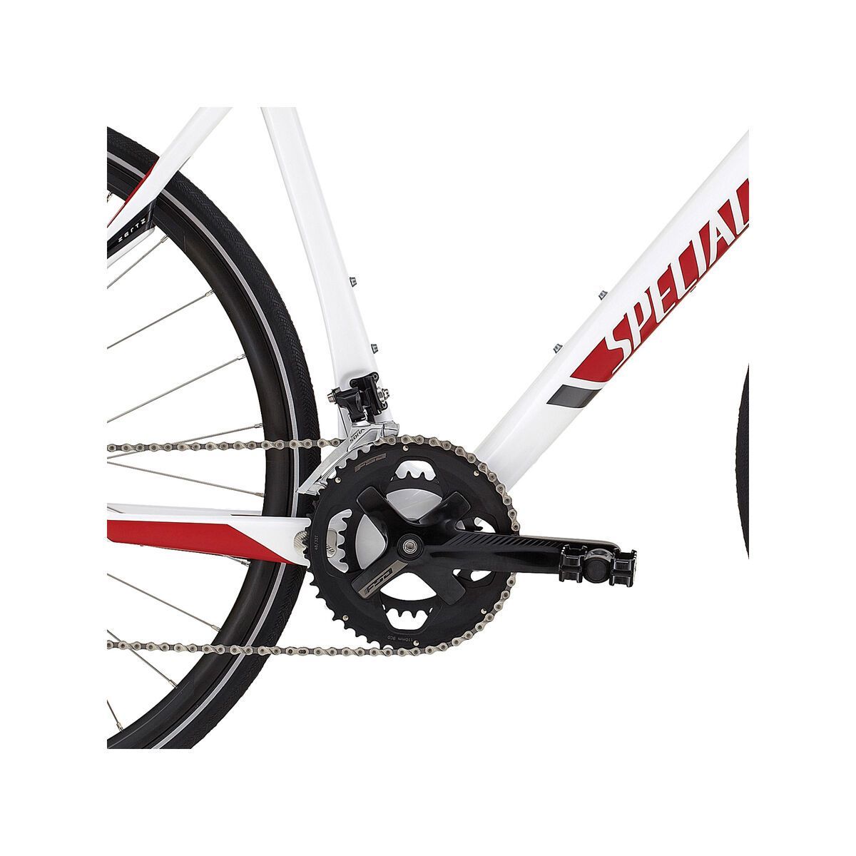 Specialized Sirrus Elite Carbon Disc, white/red/charcoal - Bild 3