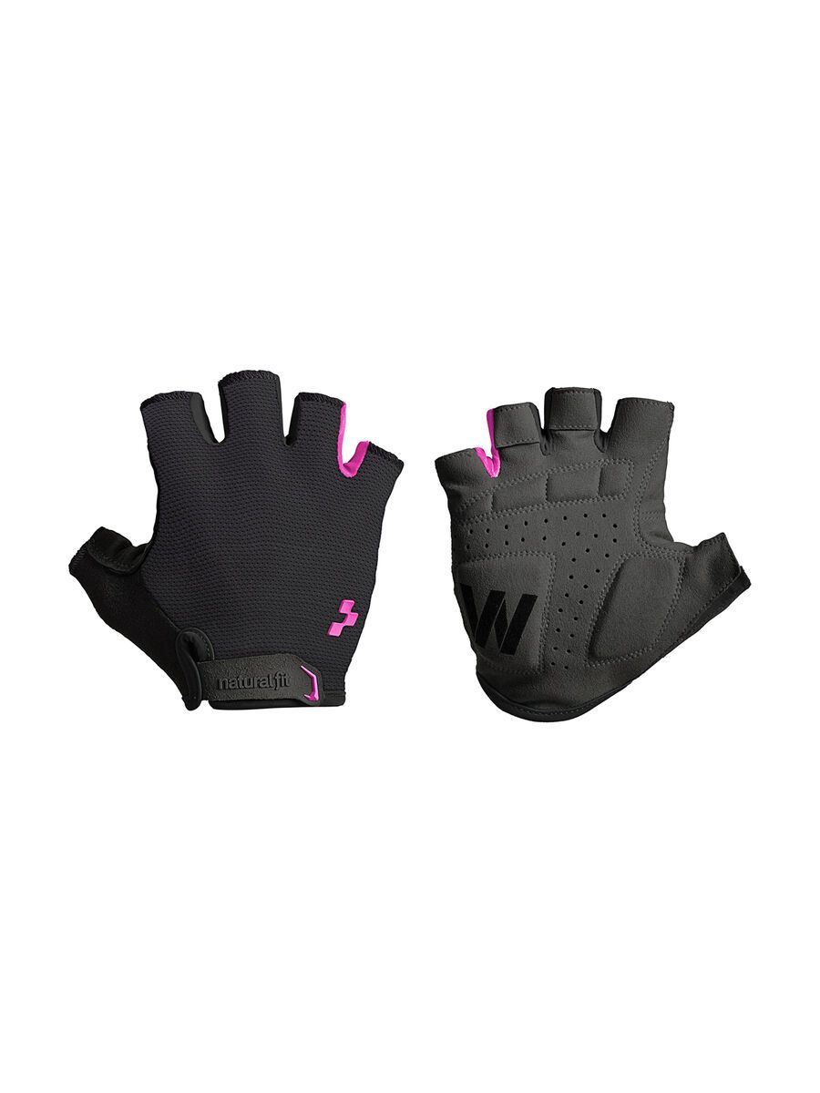 Cube Natural Fit WS Handschuhe Kurzfinger, black´n´pink - Bild 1