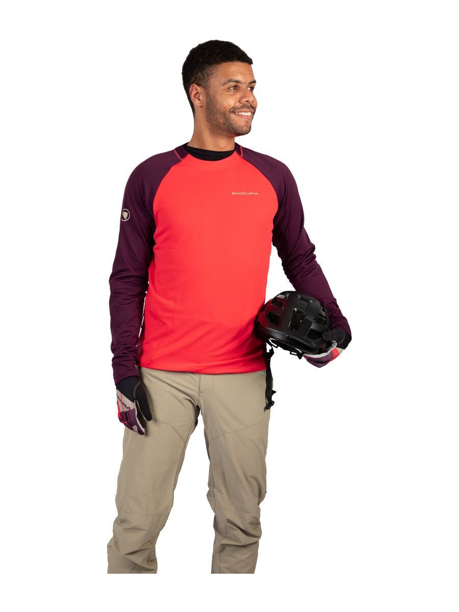 Endura SingleTrack Fleece, aubergine - Bild 5
