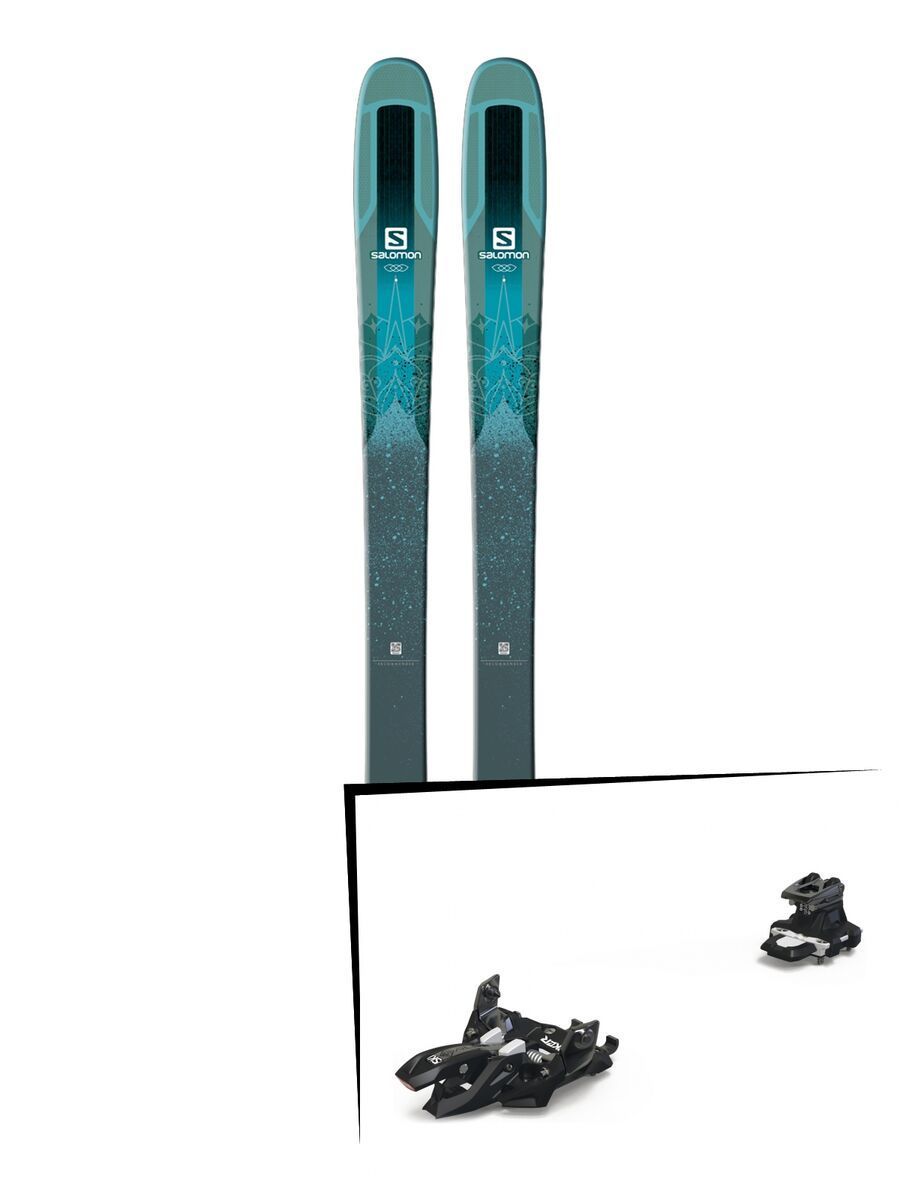 Set: Salomon QST Lumen 99 2018 + Marker Alpinist 9 black/titanium - Bild 1
