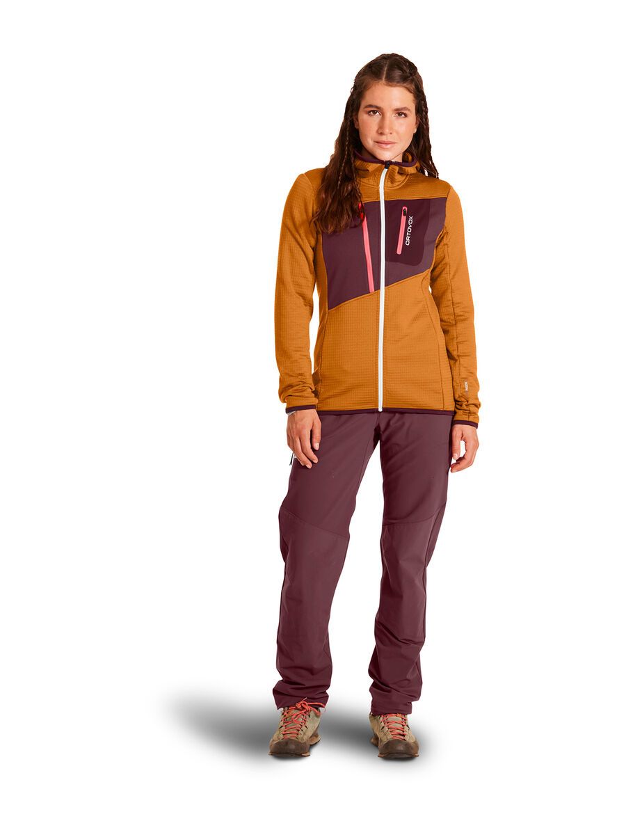 Ortovox Merino Fleece Grid Hoody W, sly fox - Bild 3