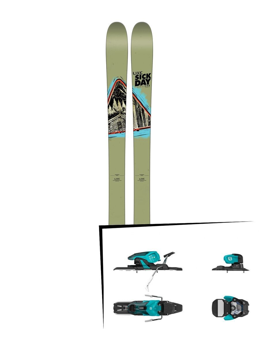 Set: Line Sick Day 95 2016 + Salomon Warden 11 (1706226) - Bild 1