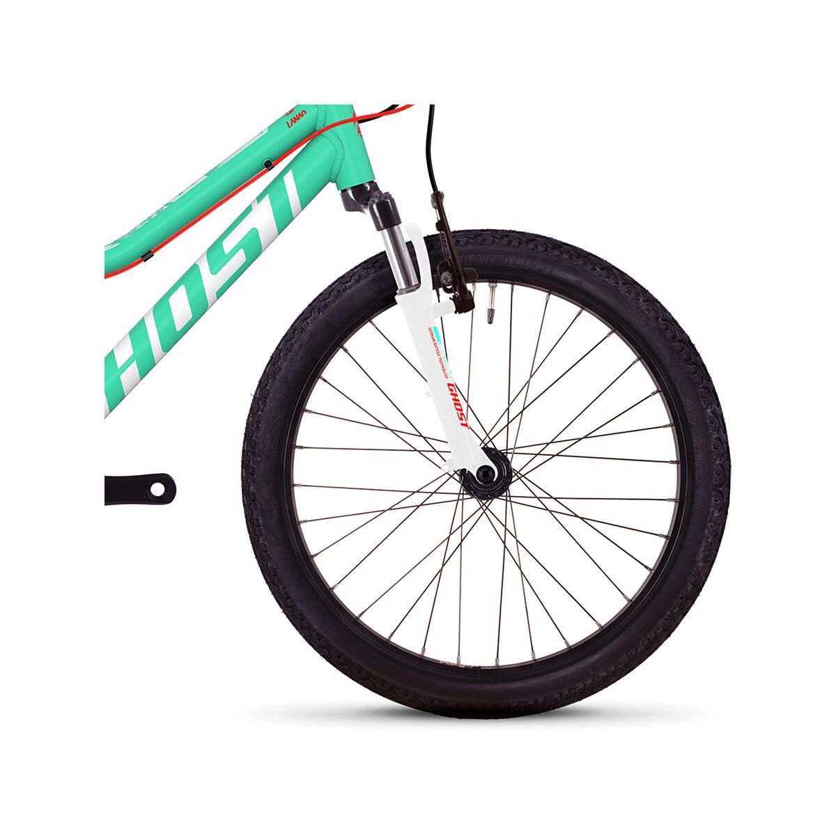 Ghost Lanao 2.0 AL, jade blue/star white/neon red - Bild 2