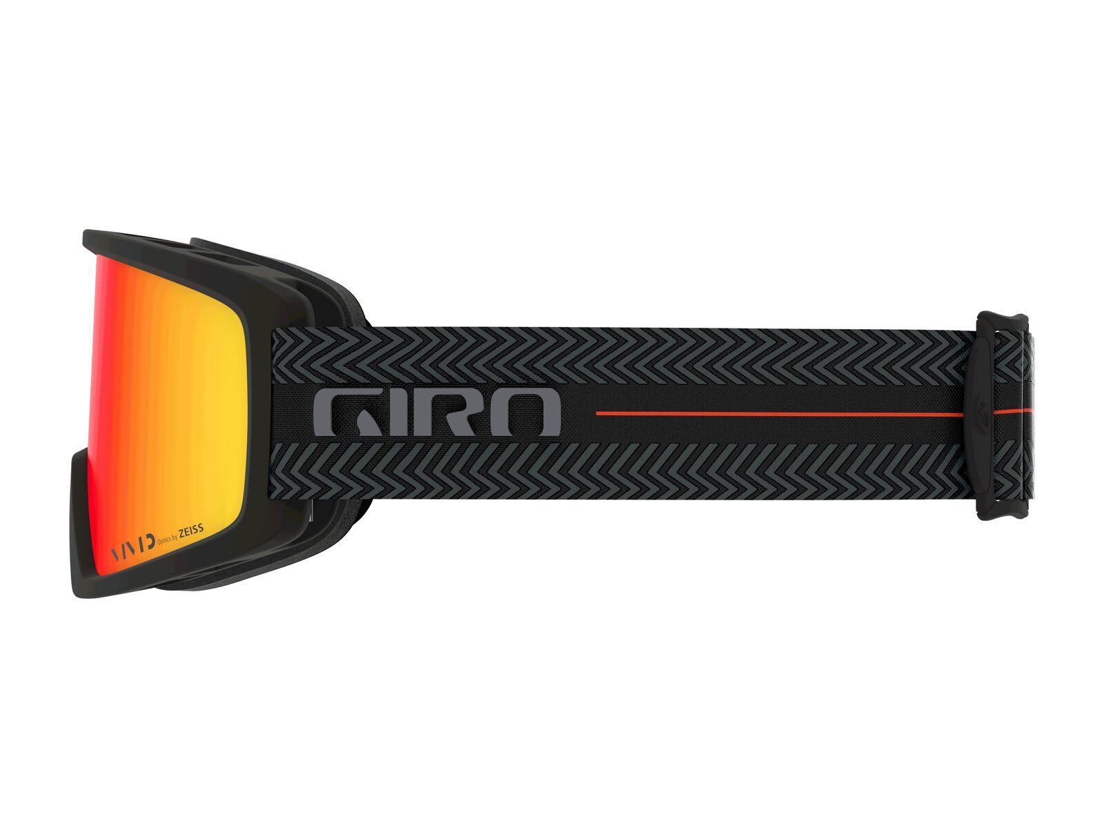 Giro Blok, black techline/Lens: vivid ember - Bild 2