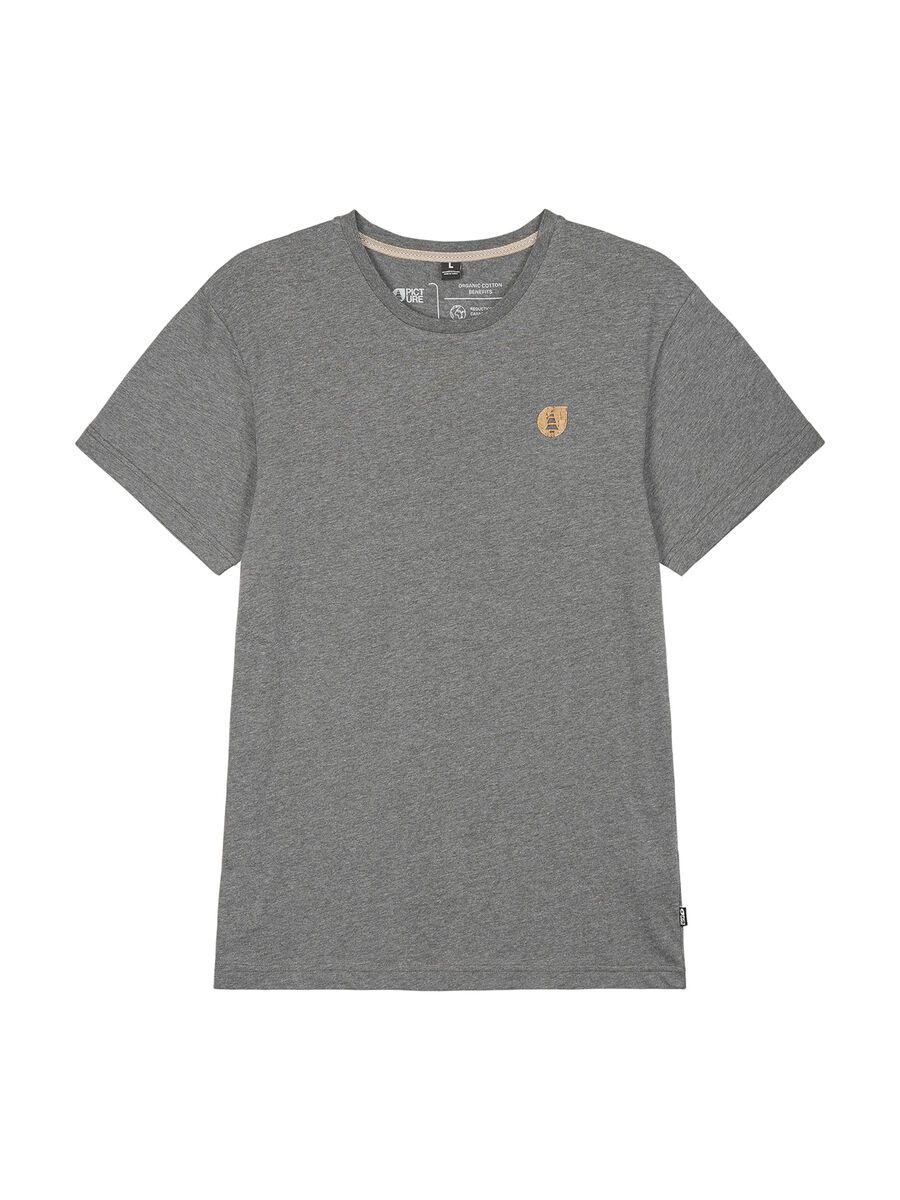 Picture Lil Cork Tee, dark grey melange - Bild 1