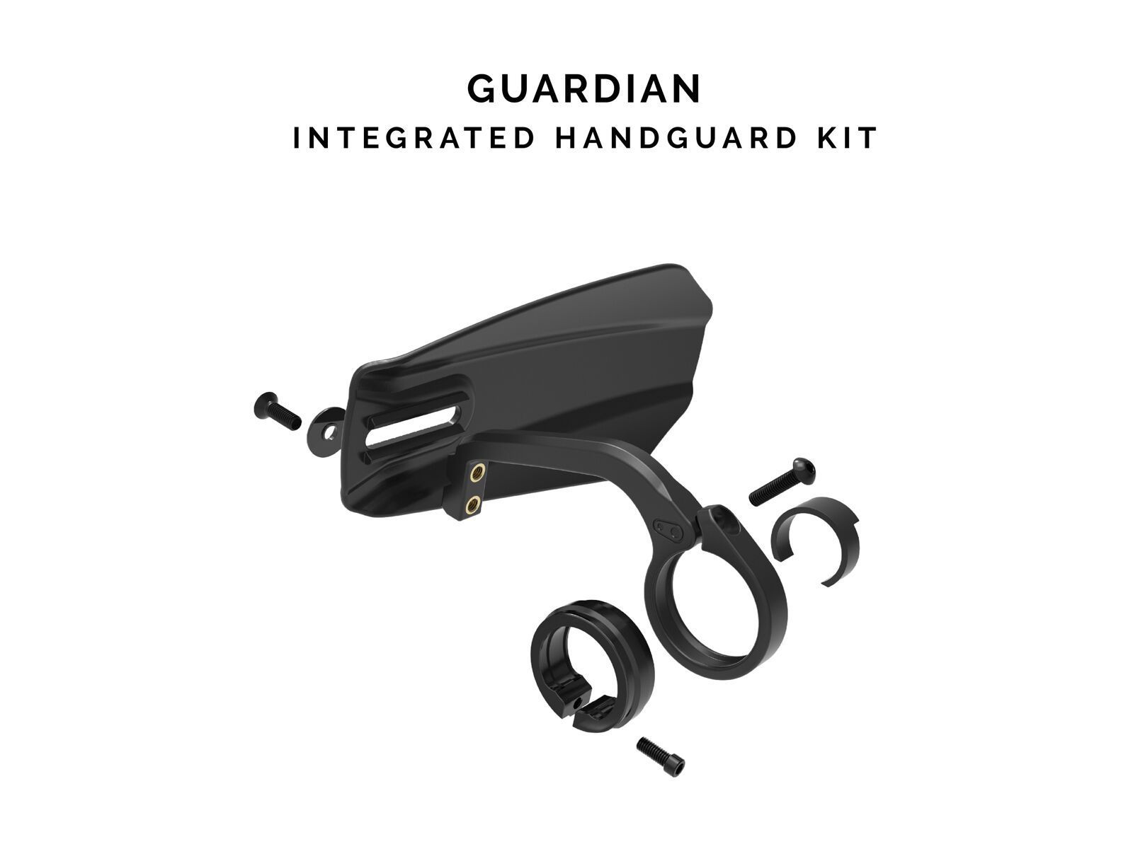 Crankbrothers Guardian Integrated Handguard Kit, black - Bild 7