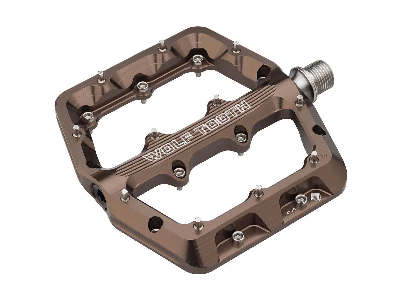 Wolf Tooth Waveform Aluminium Pedals - Large, espresso - Bild 2