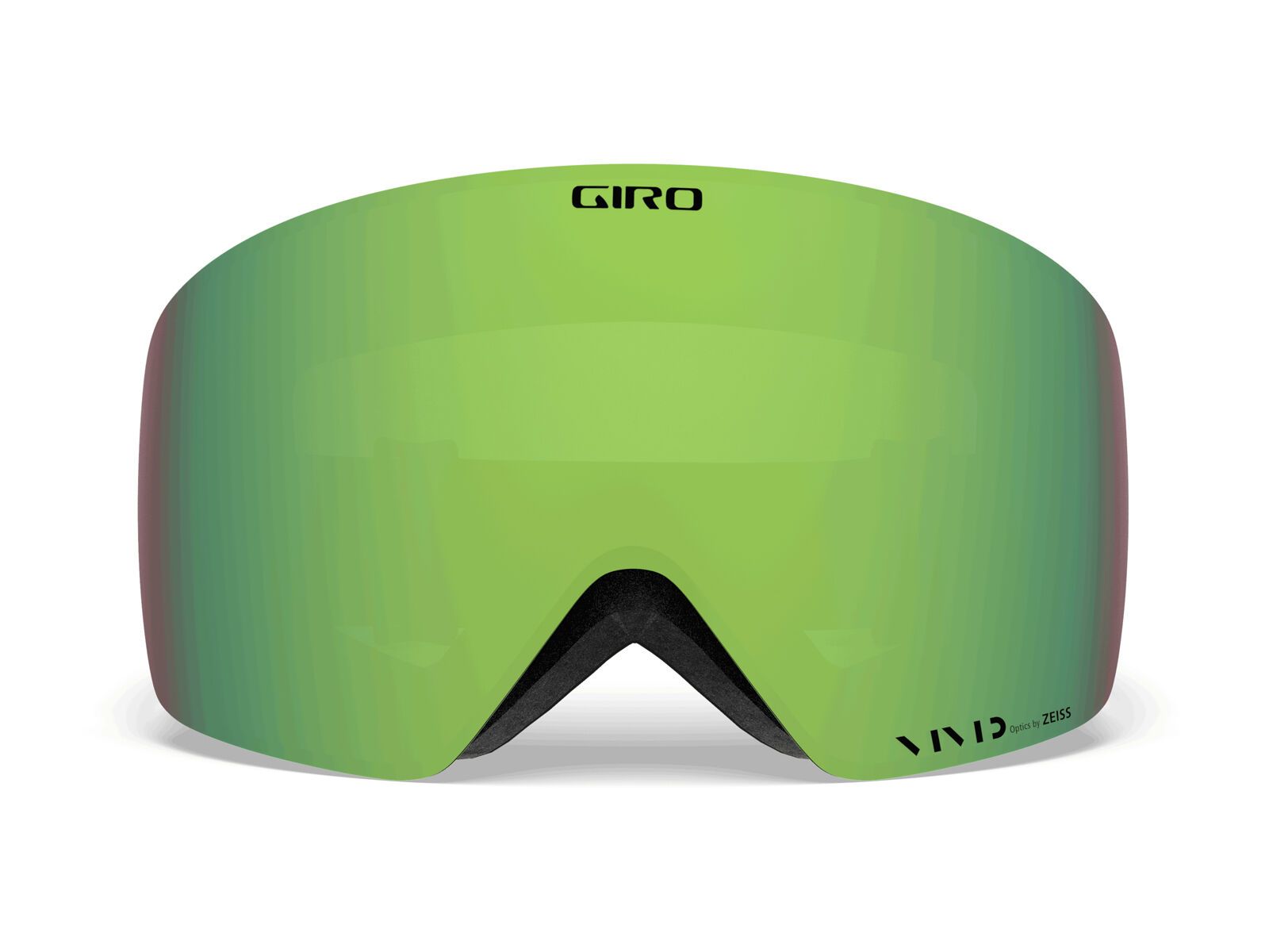Giro Contour inkl. WS, black wordmark/Lens: vivid emerald/vivid infrared - Bild 3