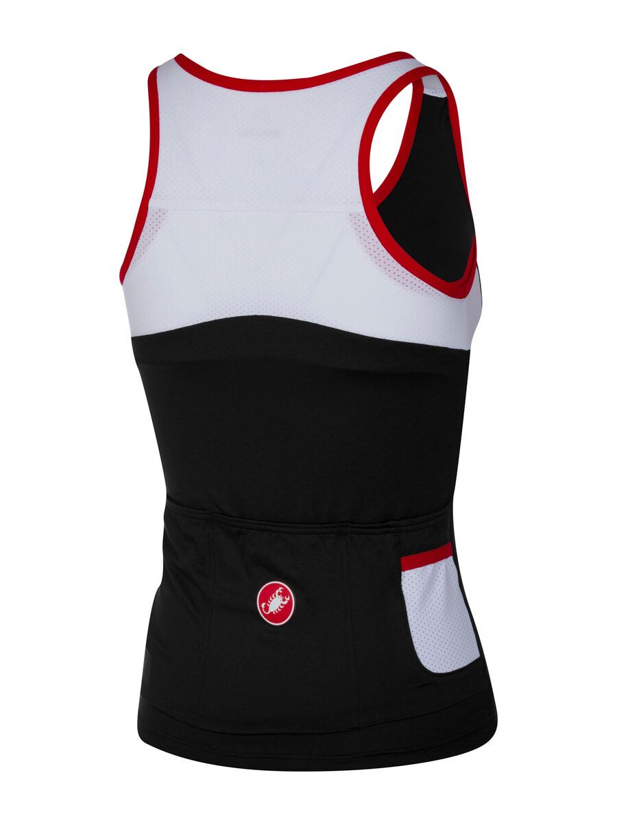 Castelli Solare Top, black/white/red - Bild 3