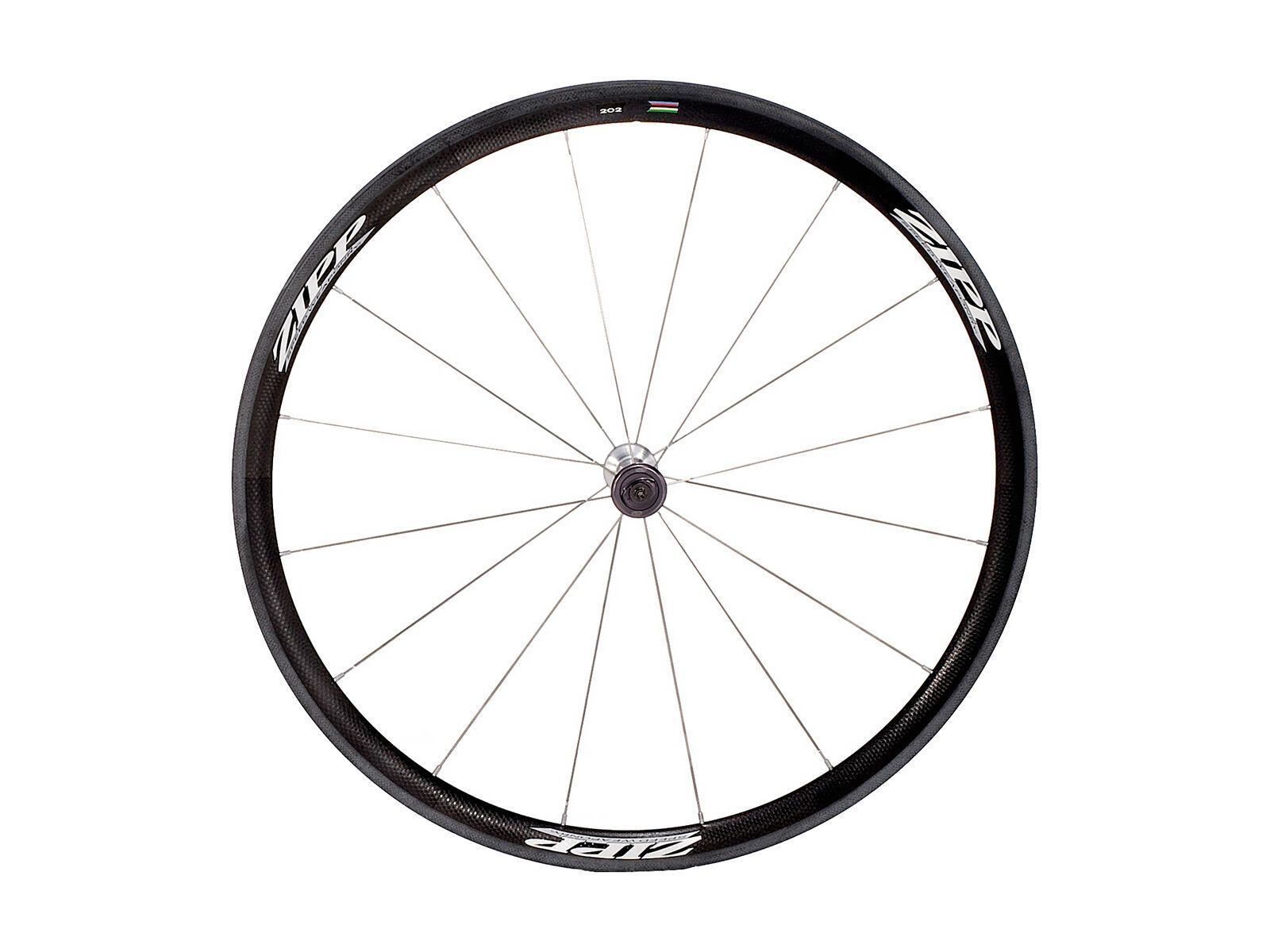 Zipp 202 Tubular - Nabe 88, schwarz / weiße Aufkleber - Bild 1