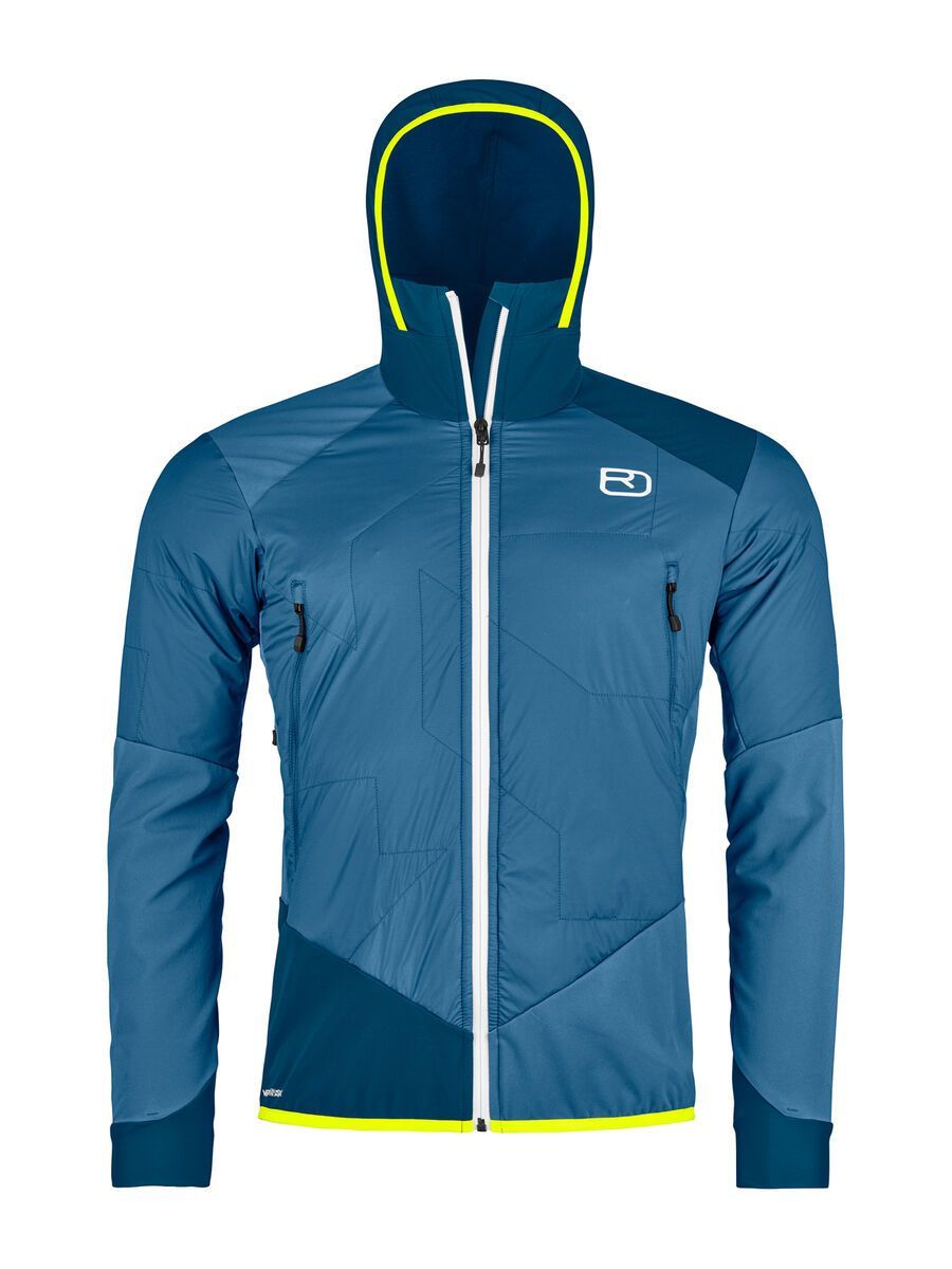 Ortovox Swisswool Col Becchei Hybrid Jacket M, mountain blue - Bild 1