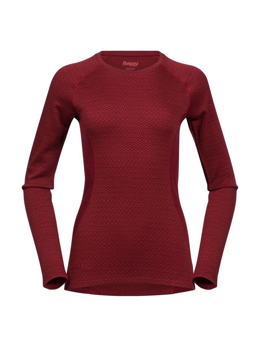 Bergans Snøull Lady Shirt, bordeaux/lounge - Bild 1