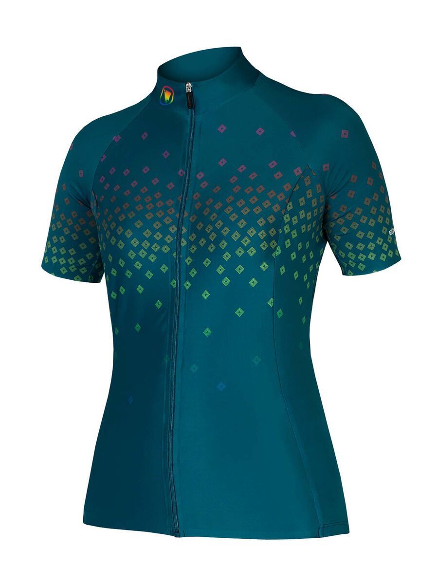 Endura Wms PT S/S Jersey LTD Scatter, kingfisher - Bild 1