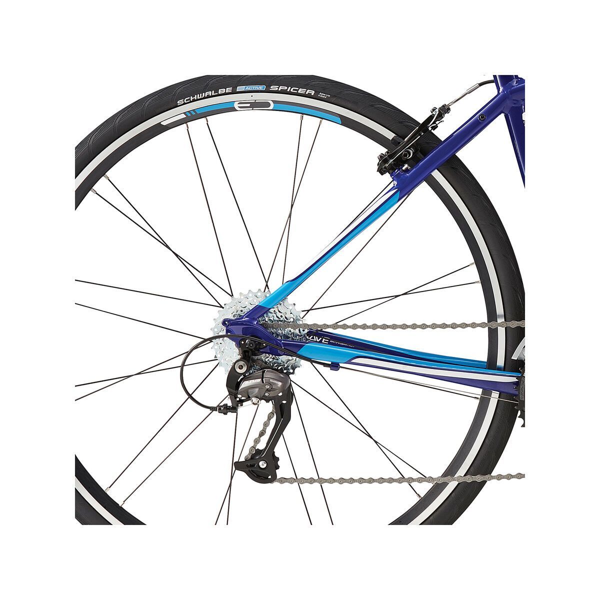 Cannondale Quick 4, cobalt w/ ultra blue, magnesium white, gloss - Bild 4