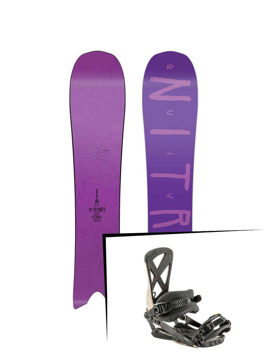 Set: Nitro Quiver Treehugger 2019 + Nitro Phantom greywood - Bild 1