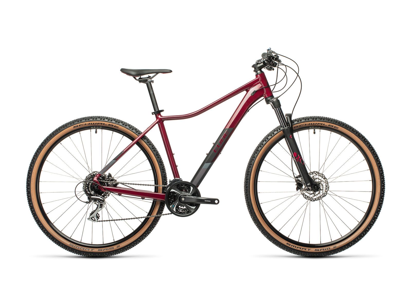 Cube Access WS EXC 27.5, darkberry´n´black - Bild 1