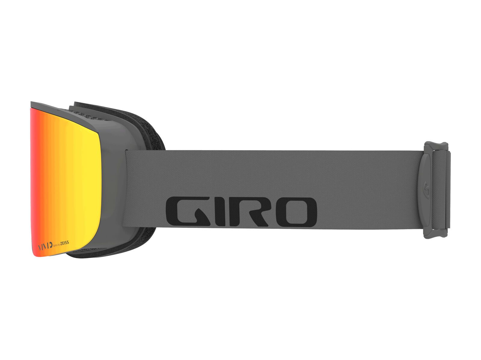 Giro Axis Vivid Ember, grey wordmark - Bild 3
