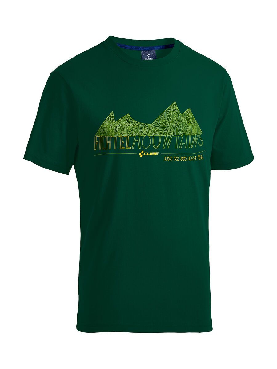 Cube Junior T-Shirt Fichtelmountains, green´n´yellow - Bild 1