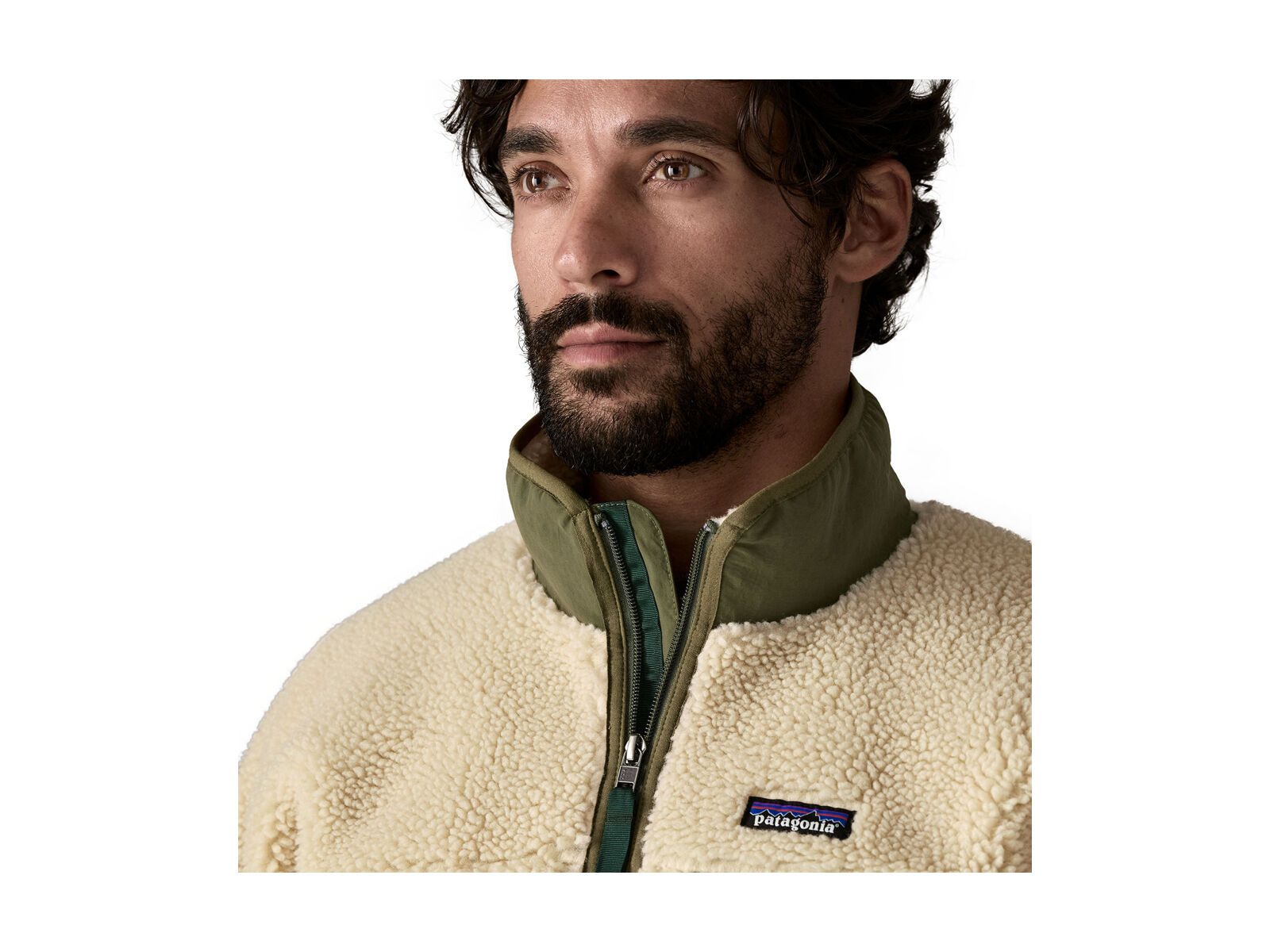 Patagonia Men's Classic Retro-X Jacket, dark natural w/basin green - Bild 6