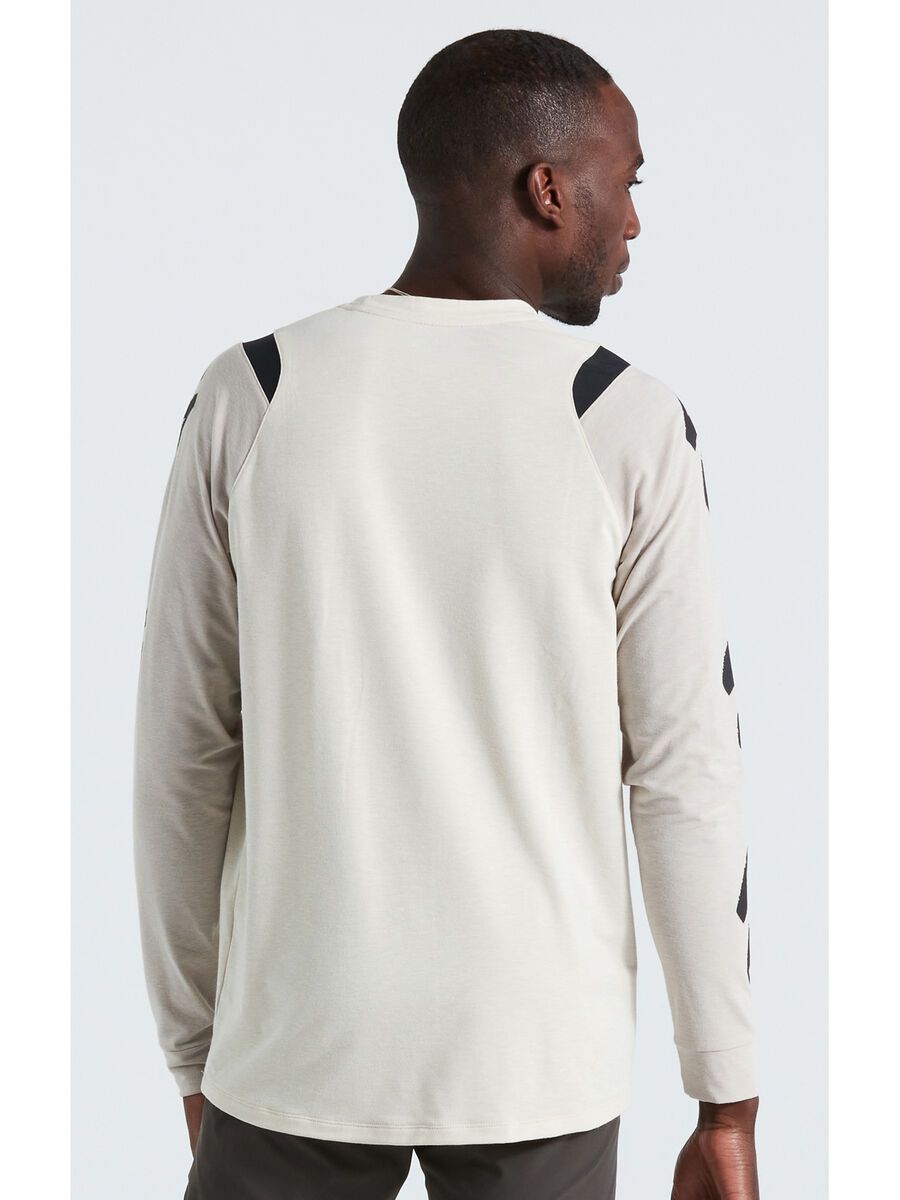 Specialized Men's Trail Long Sleeve Jersey, white mountains - Bild 3