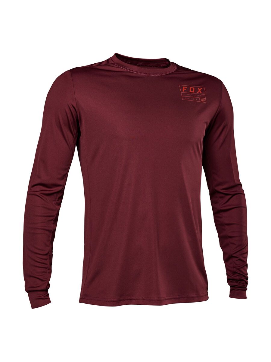 Fox Ranger LS Jersey Swath, dark maroon - Bild 1