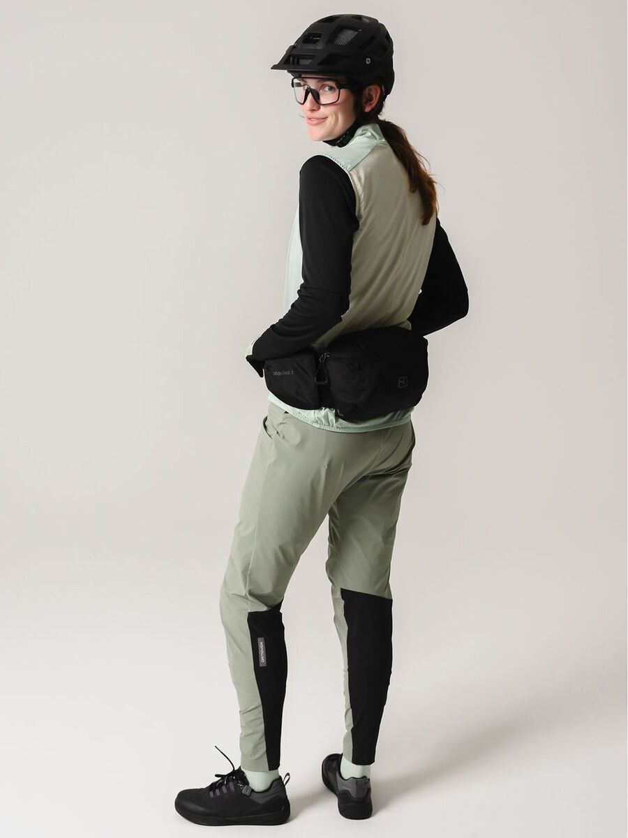 Ortovox Sequence Trail Pants W, green sage - Bild 3