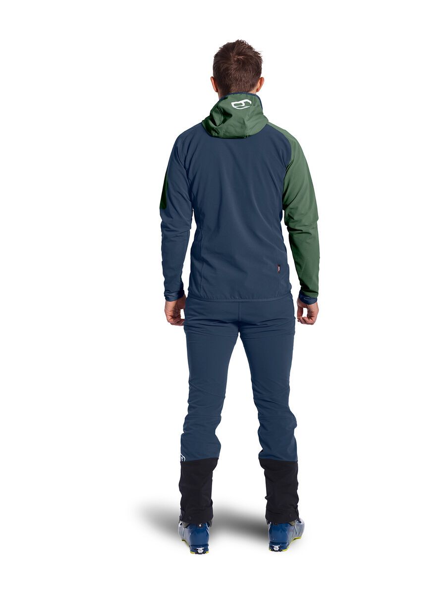 Ortovox Merino Naturtec Light Col Becchei Jacket M, blue lake - Bild 6