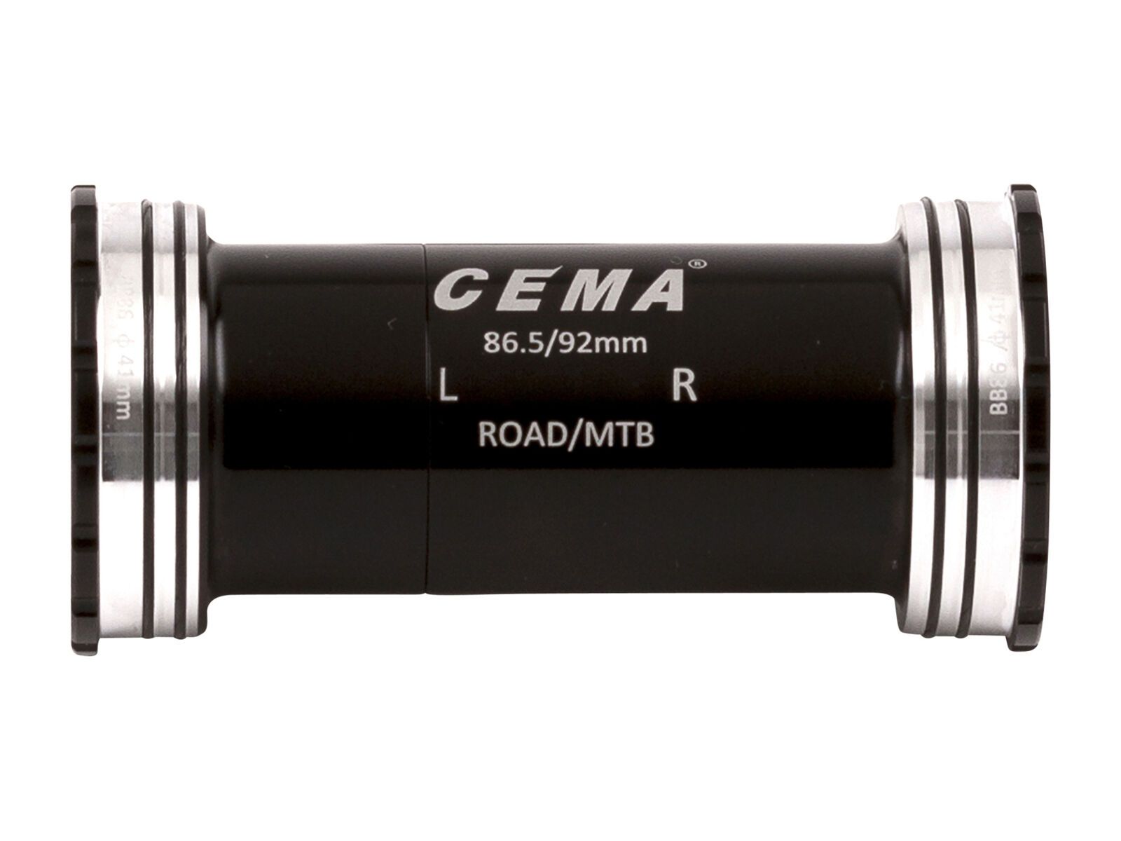 CEMA BB86-BB92 Interlock Shimano - Edelstahl, black - Bild 1