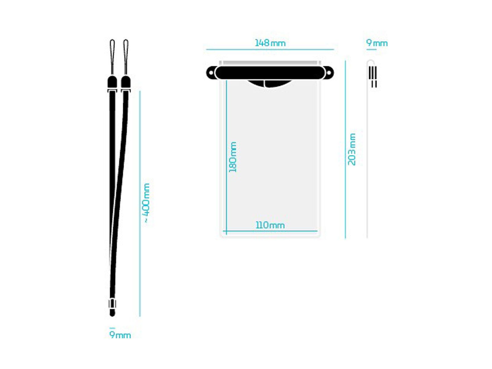 Fidlock Hermetic Dry Bag Medi, transparent - Bild 5