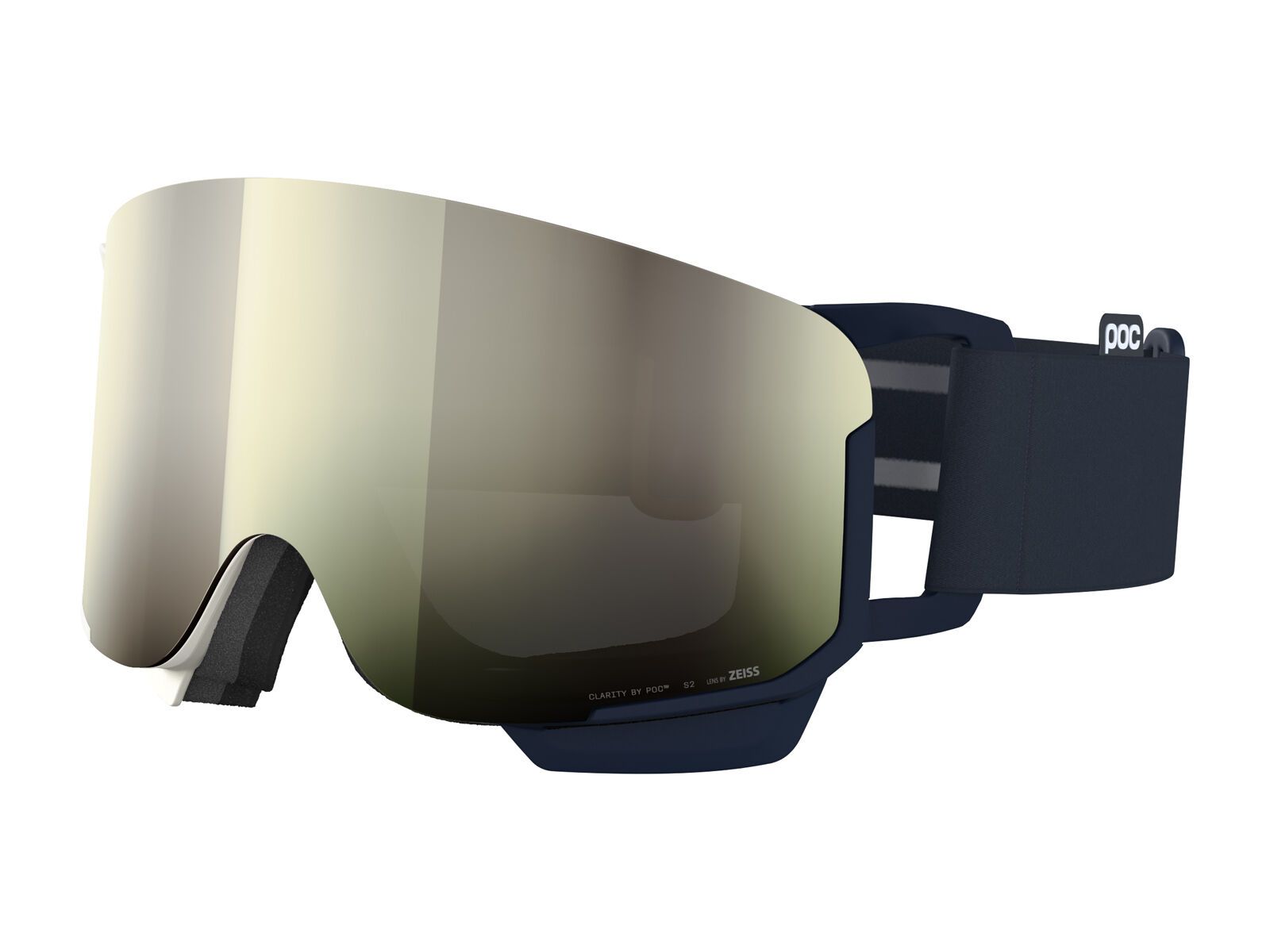 POC Nexal Mid, Clarity Uni. Partly Sunny Ivory / bleu/blanc - Bild 1