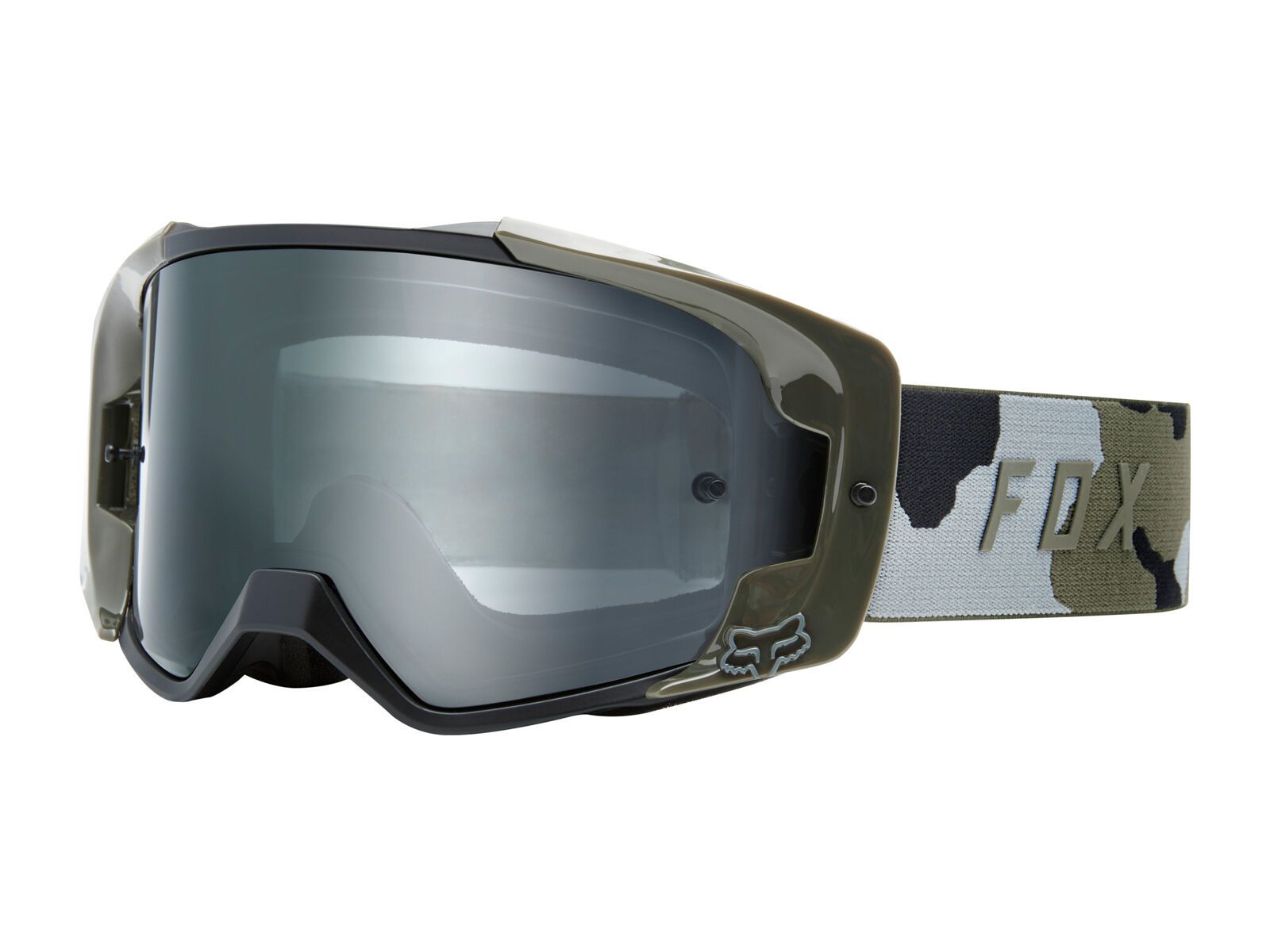 Fox Vue Goggle, green camo/Lens: clear - Bild 1