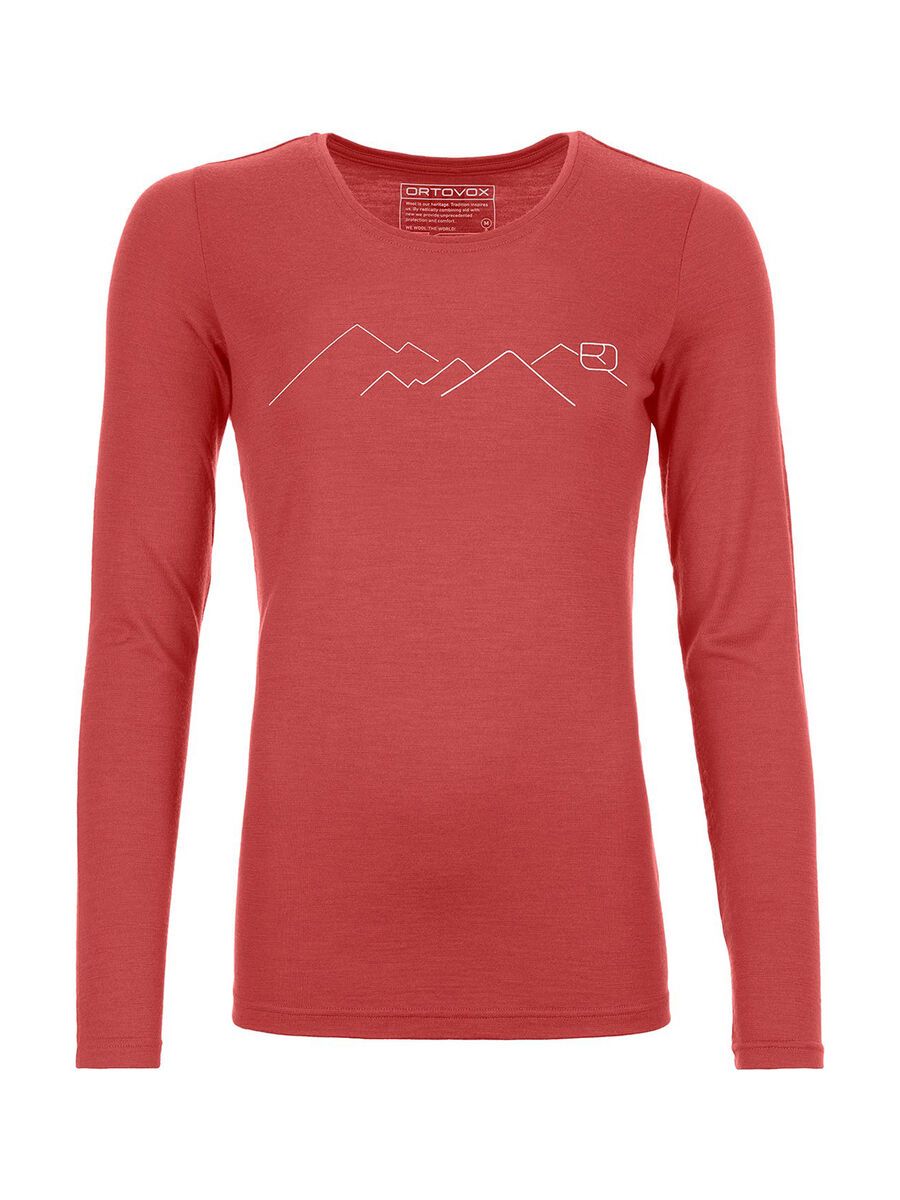 Ortovox 185 Merino Mountain Long Sleeve W, blush - Bild 1