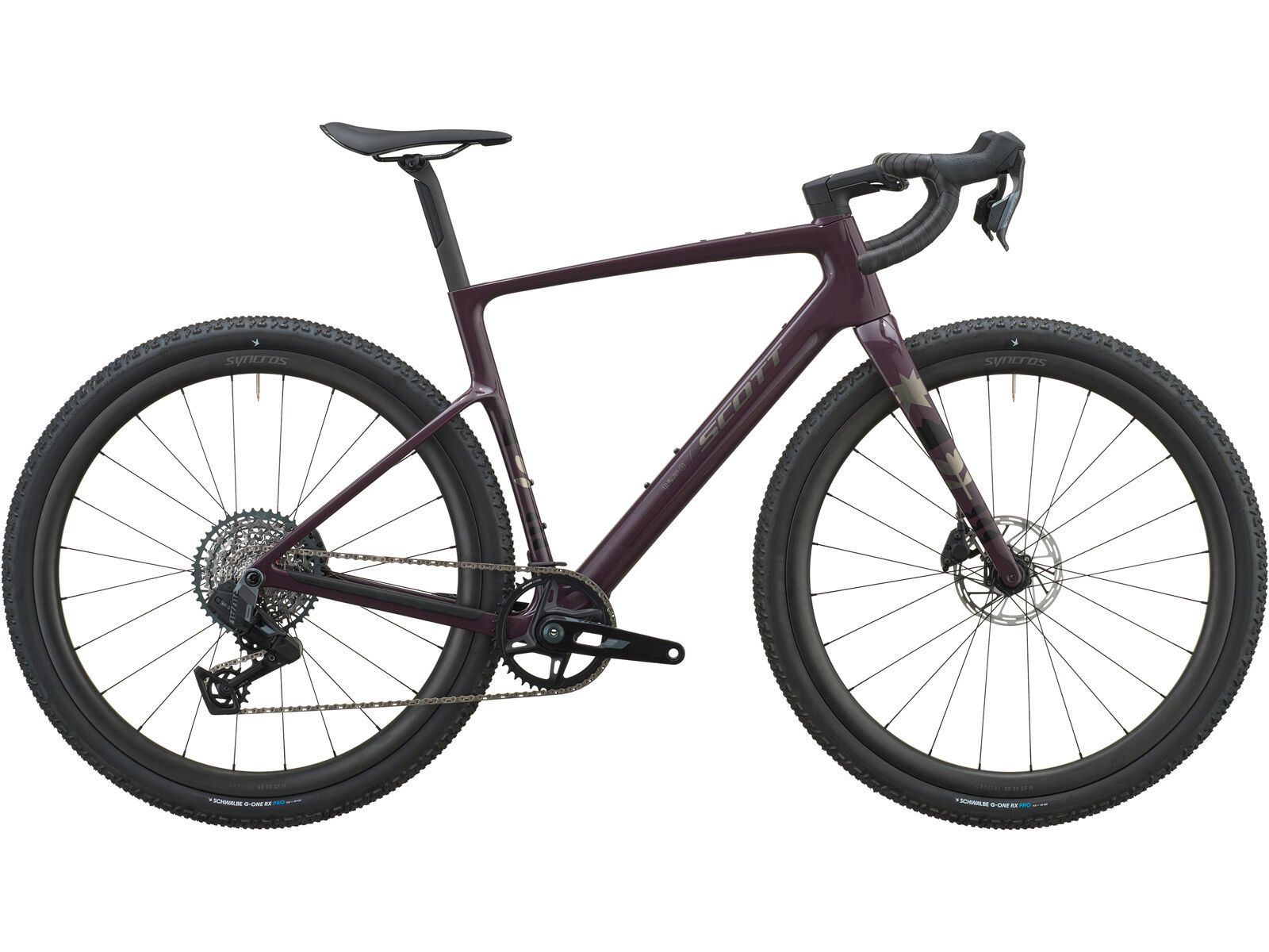 Scott Addict Gravel 30, mulberry purple - Bild 1